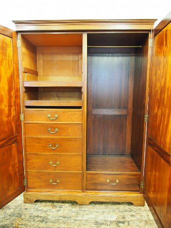 Antique William IV Mahogany Wardrobe