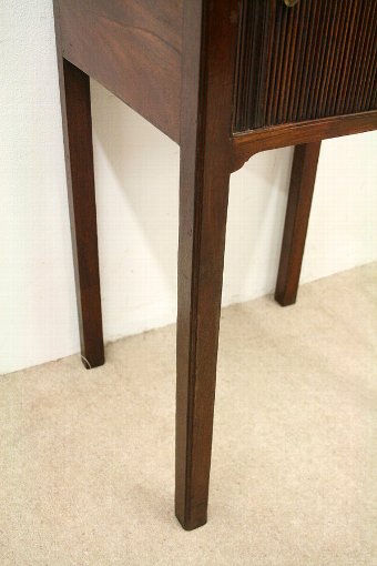 Antique Pair of George III Mahogany Bedside Cabinets