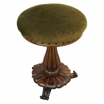 Victorian Rosewood Piano Stool