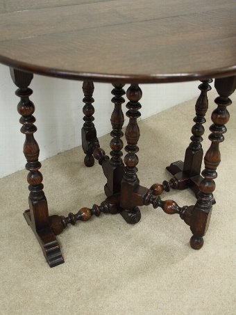 Antique Oak Gate Leg Table