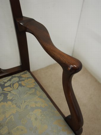 Antique Chippendale Style Elbow Chair