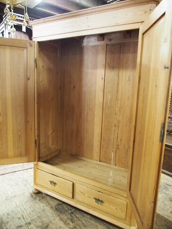 Antique Victorian Pine Wardrobe