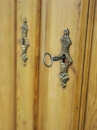 Antique Victorian Pine Wardrobe