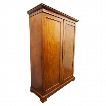 Early Victorian Mahogany 2 Door Wardrobe