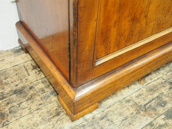 Antique Early Victorian Mahogany 2 Door Wardrobe