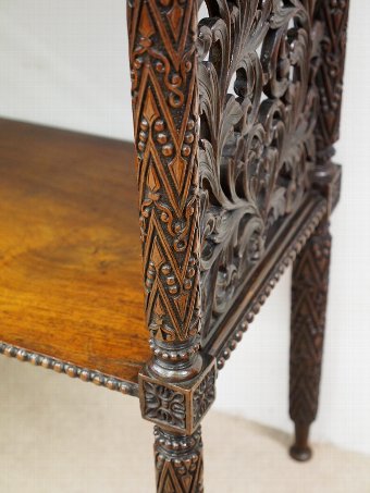 Antique Carved Hardwood Buffet