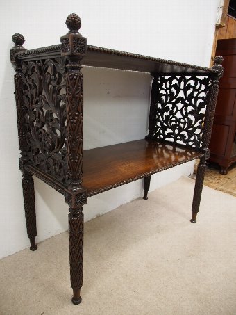 Antique Carved Hardwood Buffet