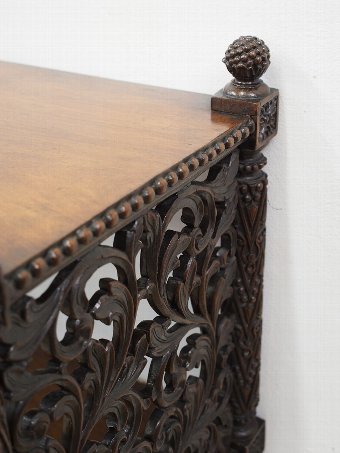 Antique Carved Hardwood Buffet