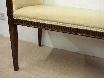 Antique Neoclassical Style Stool or Window Seat