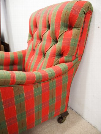 Antique Rosewood Framed Victorian Easy Chair
