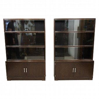 Set of 3 Art Deco Bookcases by Minty of Oxford