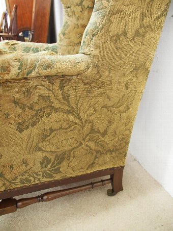 Antique George II Style Wing Chair