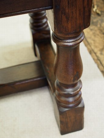 Antique Jacobean Style Oak Refectory Table