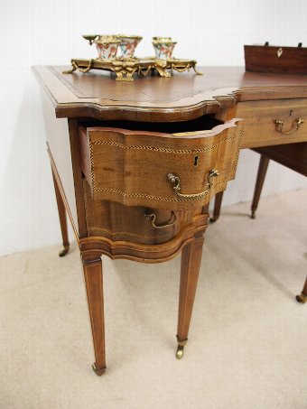 Antique Mahogany Sheraton Revival Desk