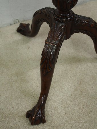 Antique Chippendale Style Kettle Stand / Wine Table