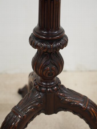 Antique Chippendale Style Kettle Stand / Wine Table