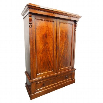 William IV Mahogany 2 Door Wardrobe