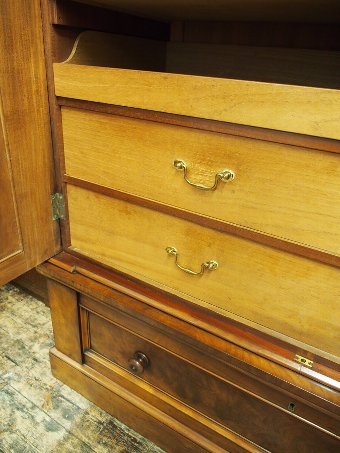 Antique William IV Mahogany 2 Door Wardrobe