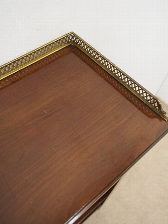 Antique Sheraton Style Inlaid Mahogany Open Bookcase