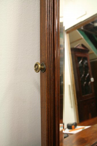 Antique Regency Mahogany Toilet Mirror	