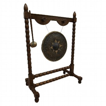 Late Victorian Oak Gong