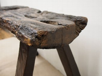 Antique Unusual Rustic Bench