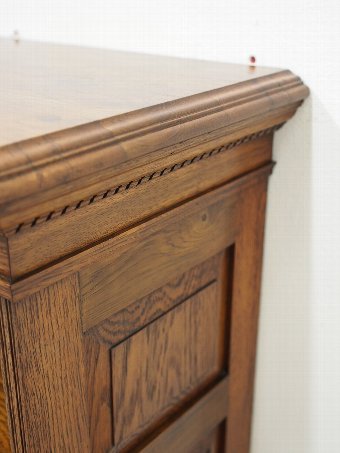 Antique Neat Victorian Oak Open Bookcase