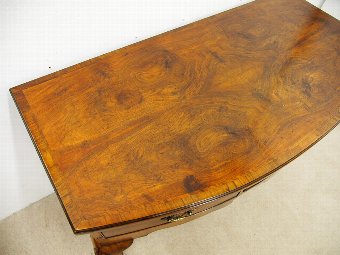 Antique George II Style Bow Front Side Table