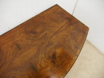 Antique George II Style Bow Front Side Table