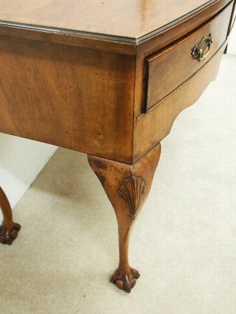 Antique George II Style Bow Front Side Table