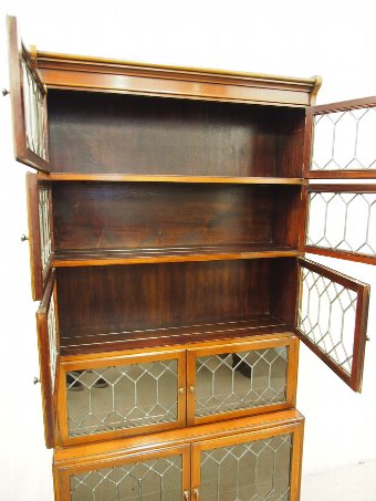 Antique Rare Mahogany Sectional Bookcase