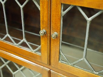 Antique Rare Mahogany Sectional Bookcase