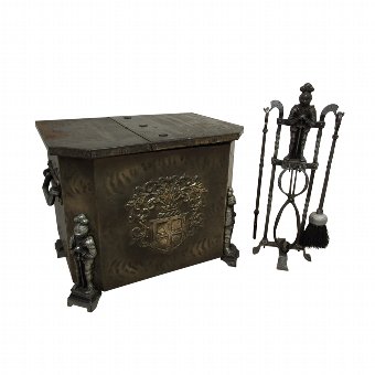 Companion Set and Coal Box
