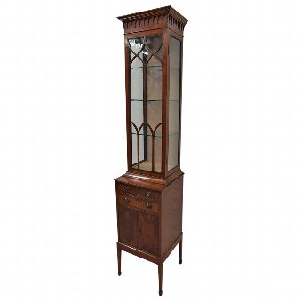 Sheraton Style Satinwood Display Cabinet
