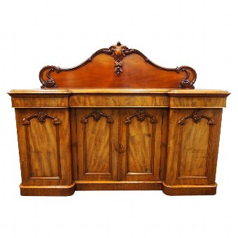 Victorian Four Door Mahogany Chiffonier or Sideboard
