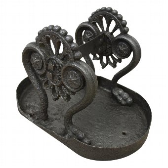 Unusual Regency Cast Iron Boot Scraper