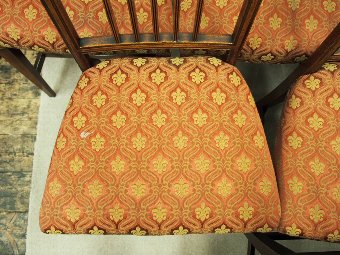 Antique Set of 8 Regency Mahogany Dining Chairs