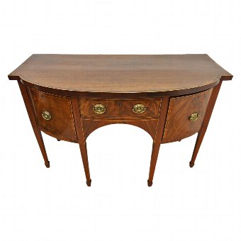George III Inlaid Mahogany Sideboard