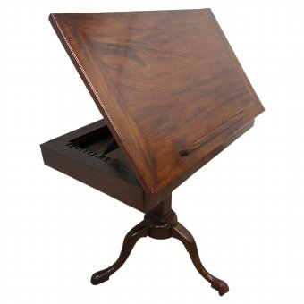 George II Mahogany Tripod Architects Table