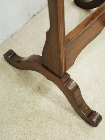 Antique French Mahogany Oval Cheval Mirror