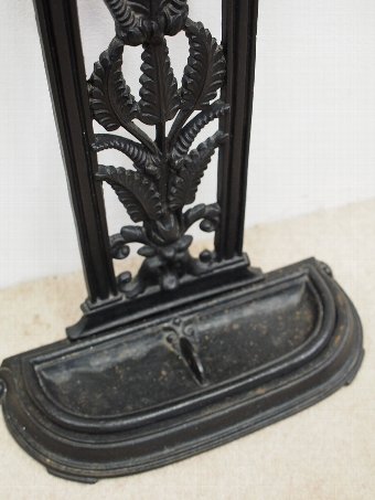 Antique Late Victorian Cast Iron Stick Stand