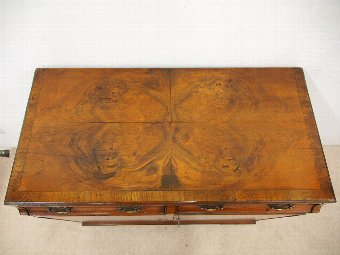 Antique George II Style Figured Walnut Cupboard