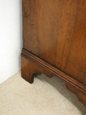 Antique George II Style Figured Walnut Cupboard