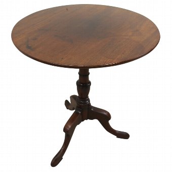 George III Mahogany Circular Occasional Table