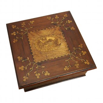 Rare Arbutus and Yew Killarney Jewellery Box