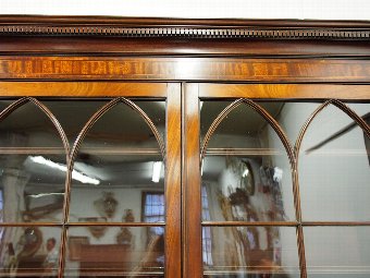 Antique George II Mahogany Bureau Bookcase