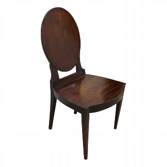 George III Mahogany Hall Chair