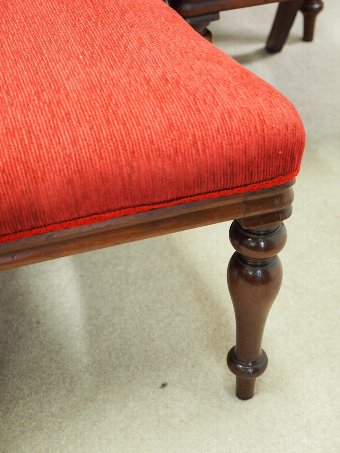 Antique Set of 10 Victorian Mahogany Dining Chairs