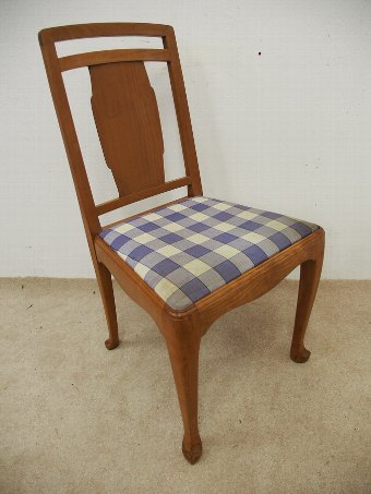 Antique Satinwood Chair by Whytock and Reid