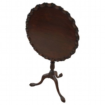 George II Style Mahogany Snap Top Table